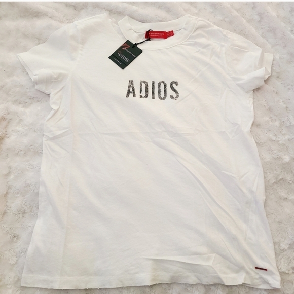 n:Philanthropy Adios White Tee Shirt - Picture 3 of 9